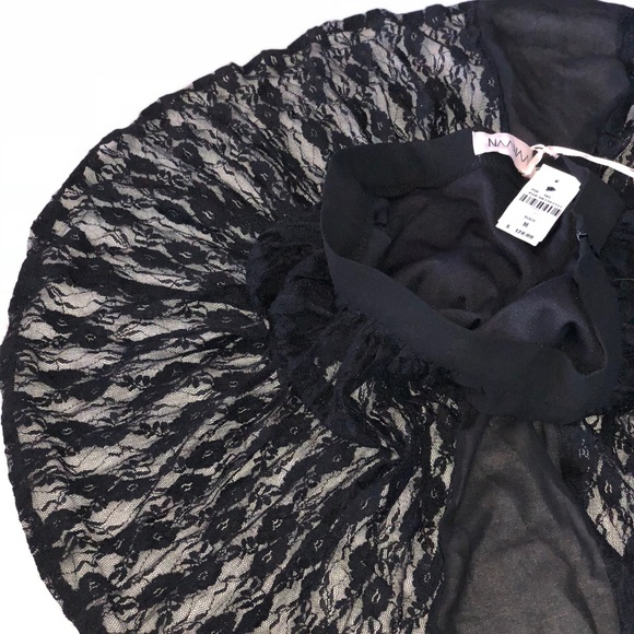 NWT- VVNVVN Black Lace Skirt - Picture 4 of 4